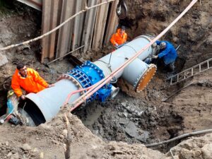 RAJA schimbă conductele pe bulevardul Mamaia