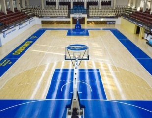 Sala Sporturilor din Constanța are un parchet unic în România, identic cu cel folosit în NBA