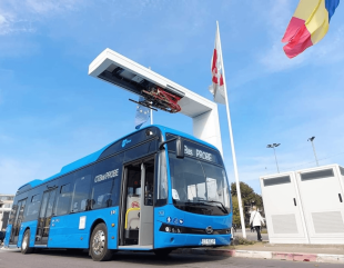 Mai multe autobuze circulă deviat în zona Gării CFR