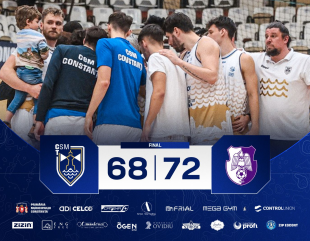 LNBM | CSM Constanța, un meci de suflet, dar învinsă la limită