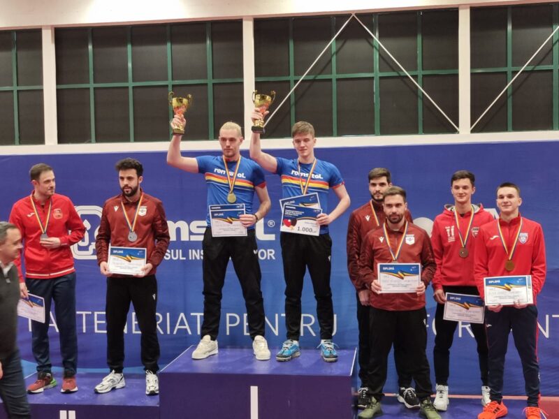 Performanțe remarcabile pentru sportivii constănțeni la Campionatul Național de Tenis de Masă