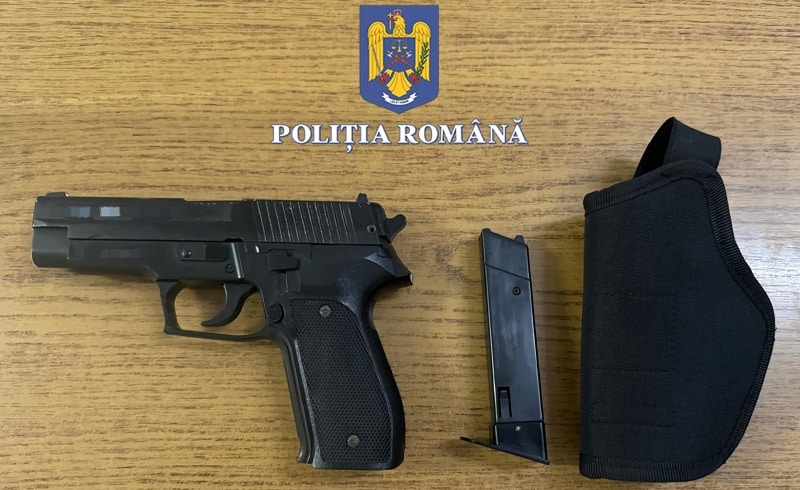 Amenințări cu pistolul după o șicanare în trafic