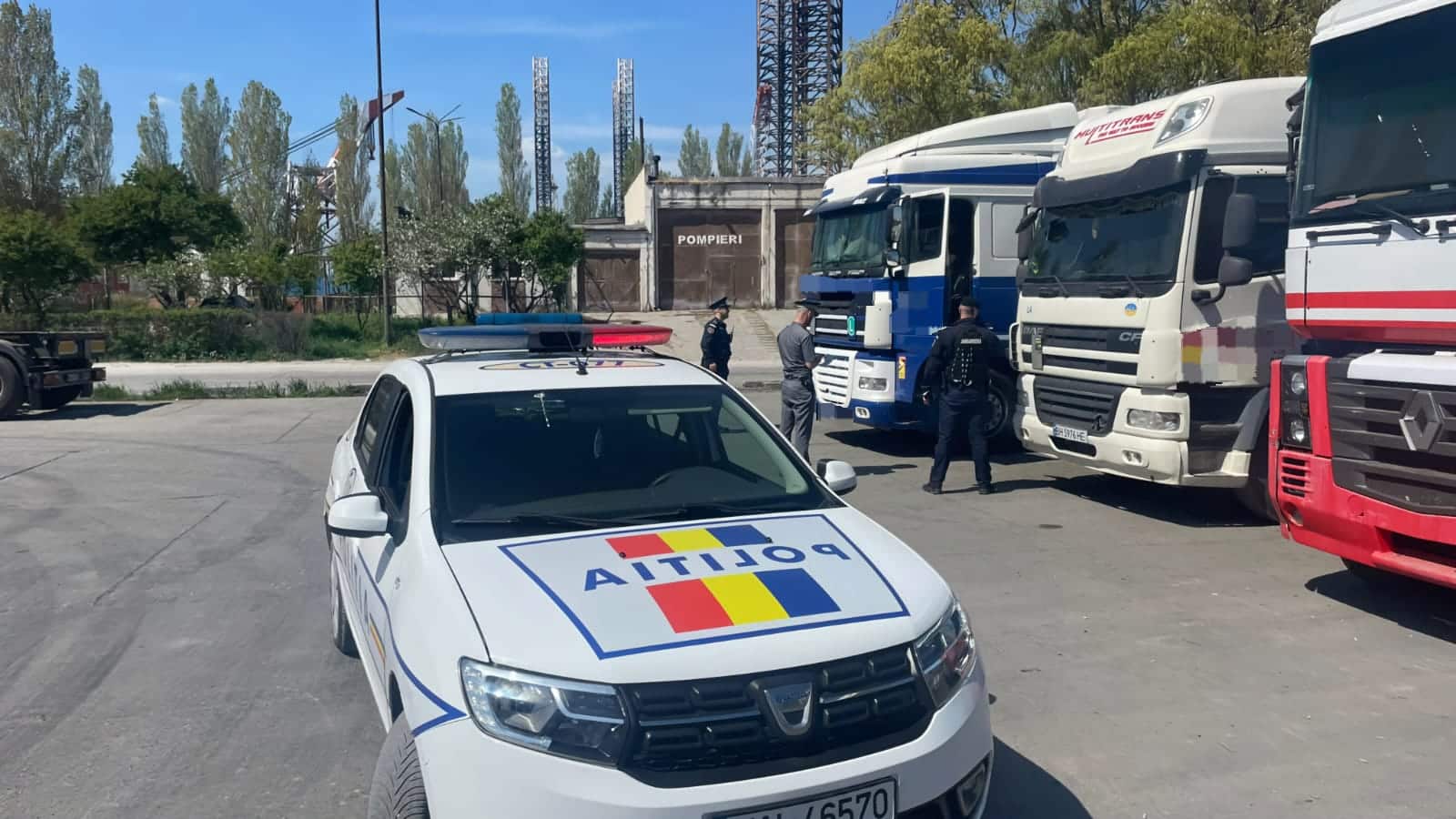 Acțiune a polițiștilor în Portul Constanța: zeci de amenzi aplicate