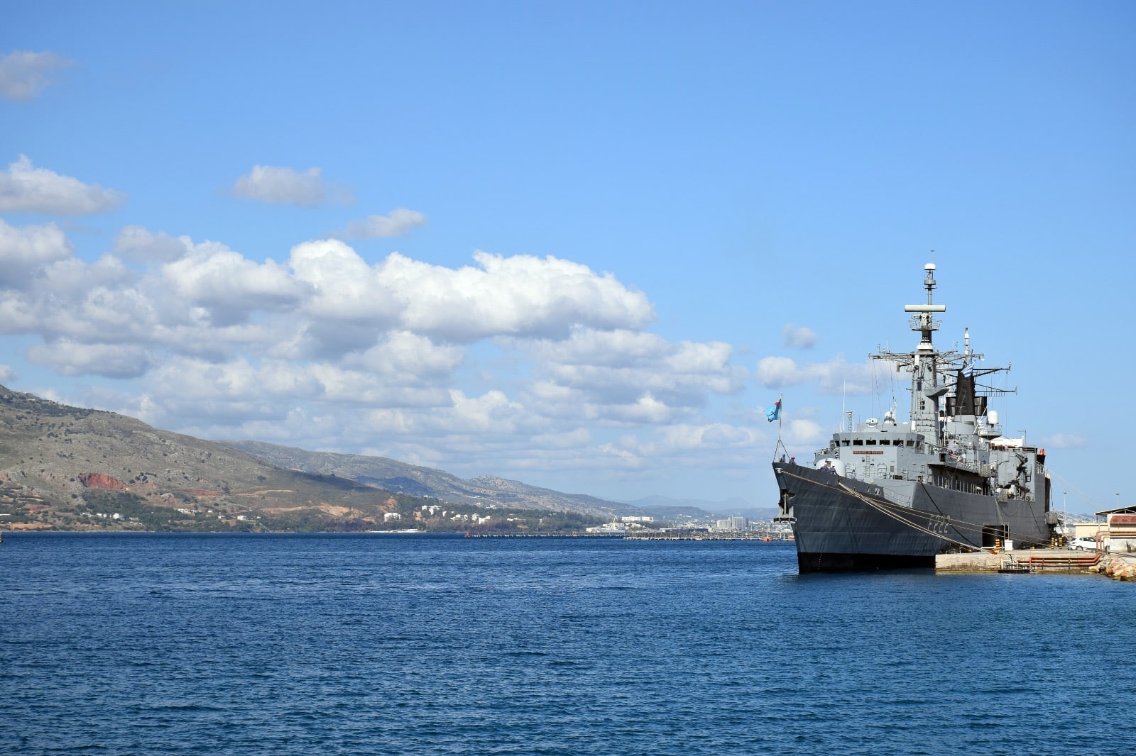 Fregata „Regina Maria” a acostat în Baza Navală NATO din  Insula Creta