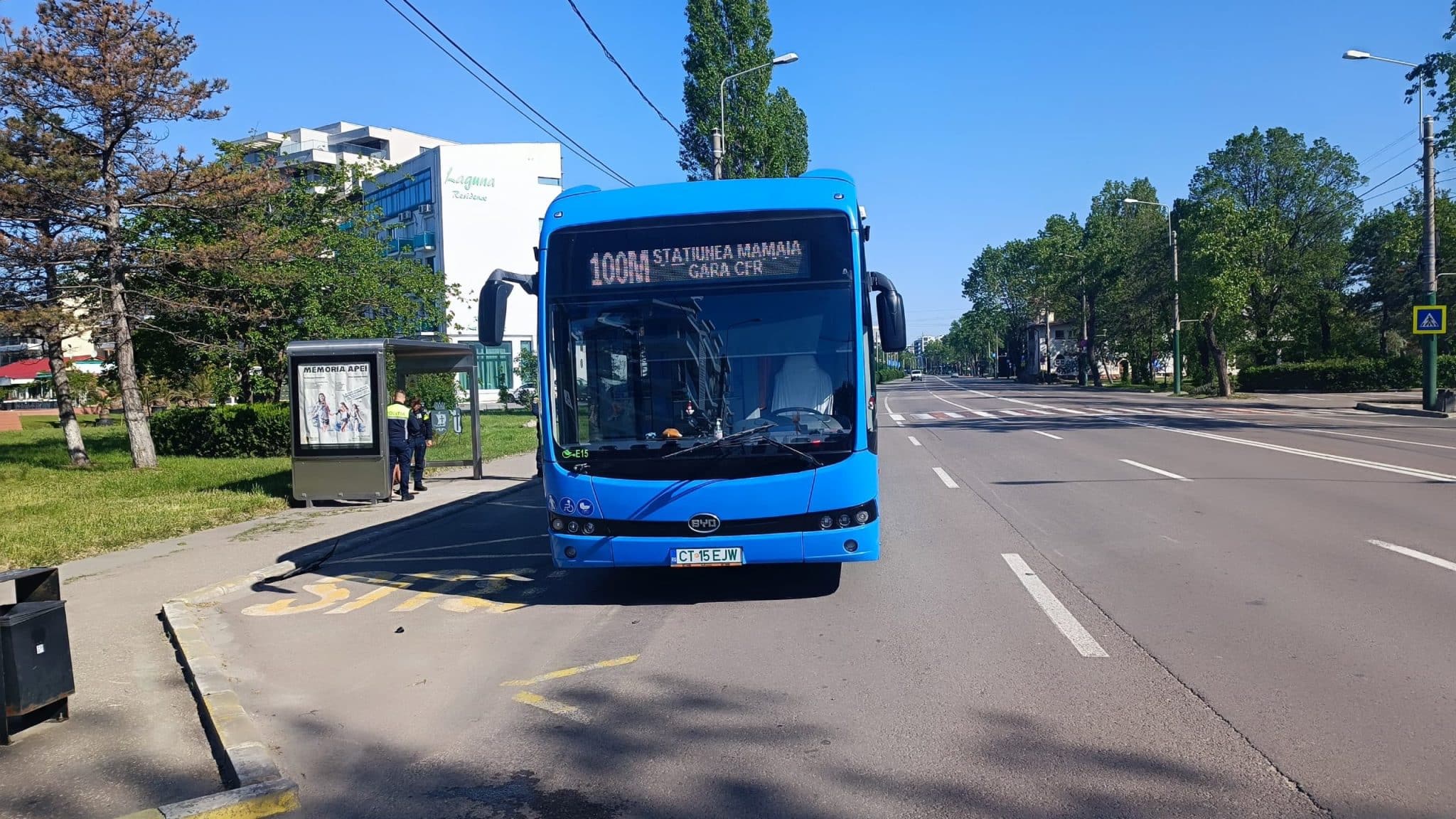 Un bărbat a provocat scandal într-un autobuz în Mamaia