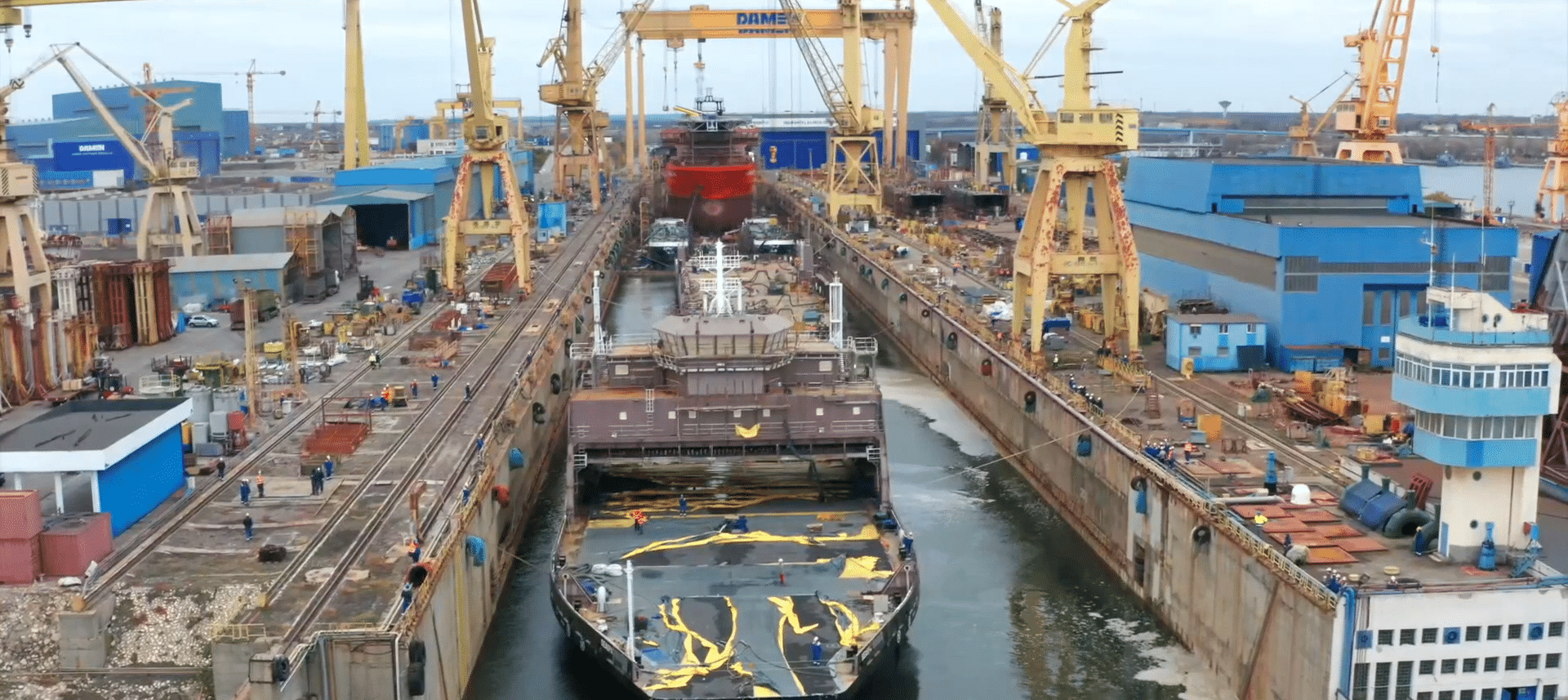 Damen cere falimentul Șantierului Naval Mangalia
