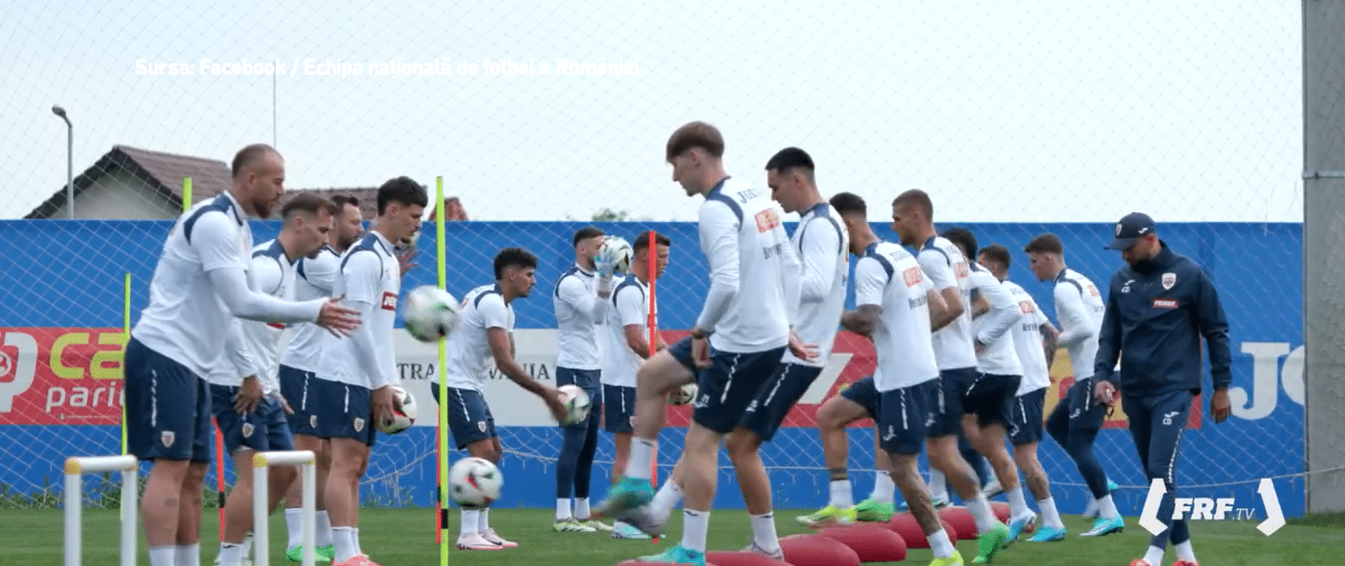 Lotul Naționalei de fotbal pregătit pentru meciurile amicale