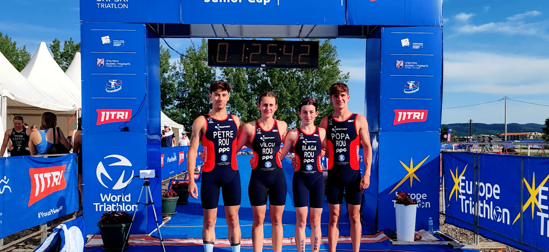 Triatloniștii de la CSM Constanța, pe podium în Serbia