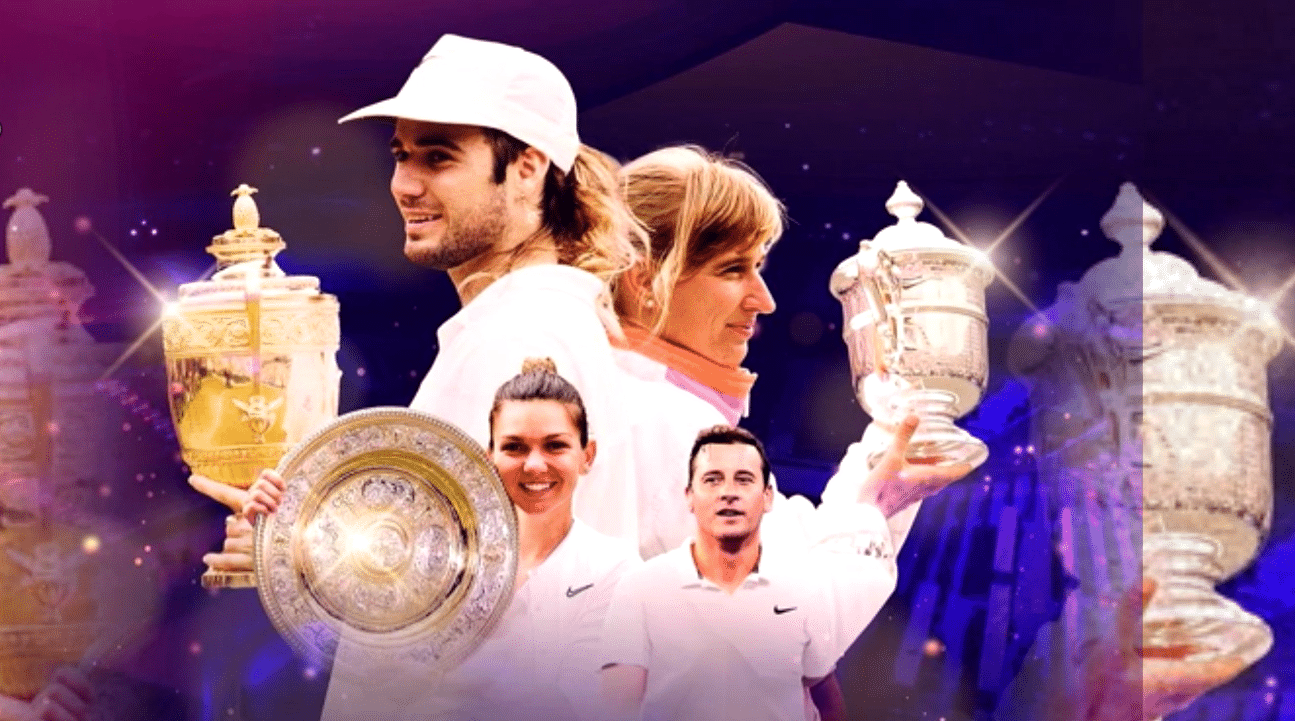 Halep și Pavel câștigă meciul demonstrativ cu Agassi și Graf