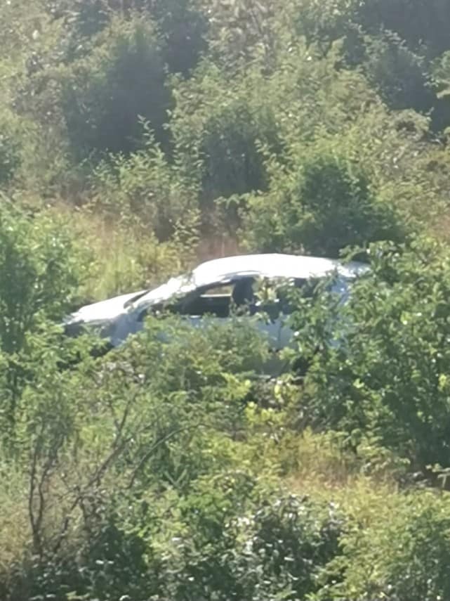 Accident în Murfatlar: o mașină s-a răsturnat în zona podului