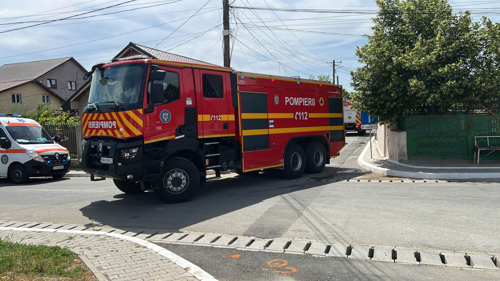 Incendiu la o locuință din Murfatlar
