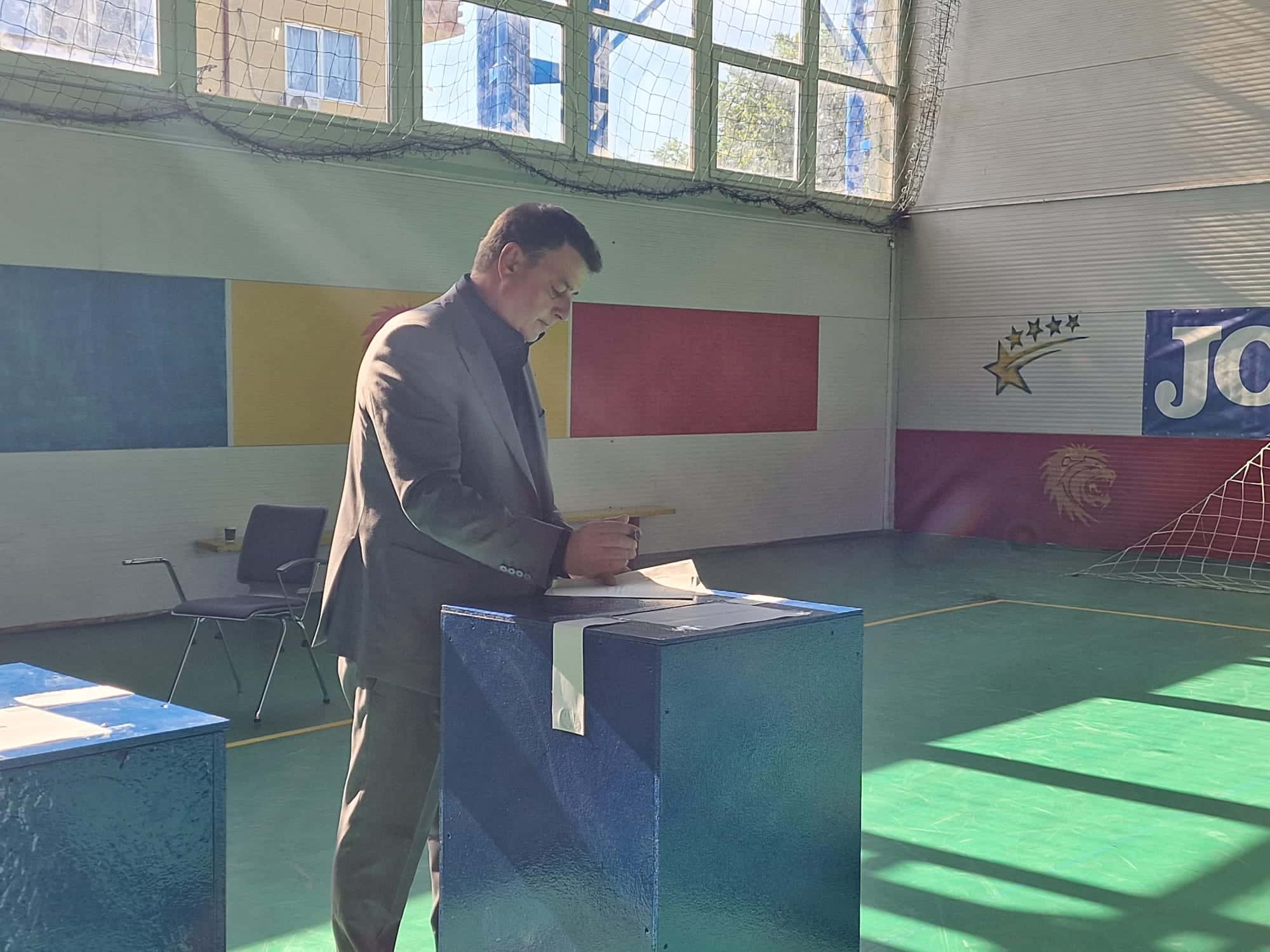 Florin Mitroi a votat la Valu lui Traian