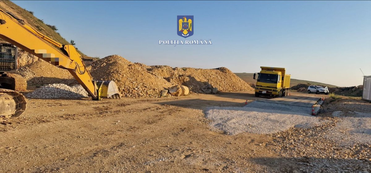 Percheziții la carierele de piatră din județul Constanța