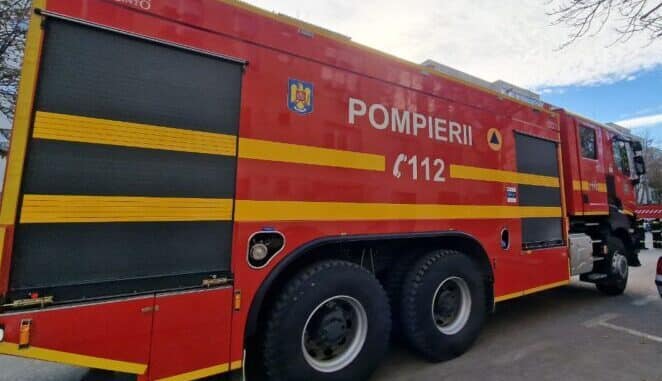 Femeie de 70 de ani grav rănită într-un incendiu la Medgidia: arsuri pe jumătate din corp