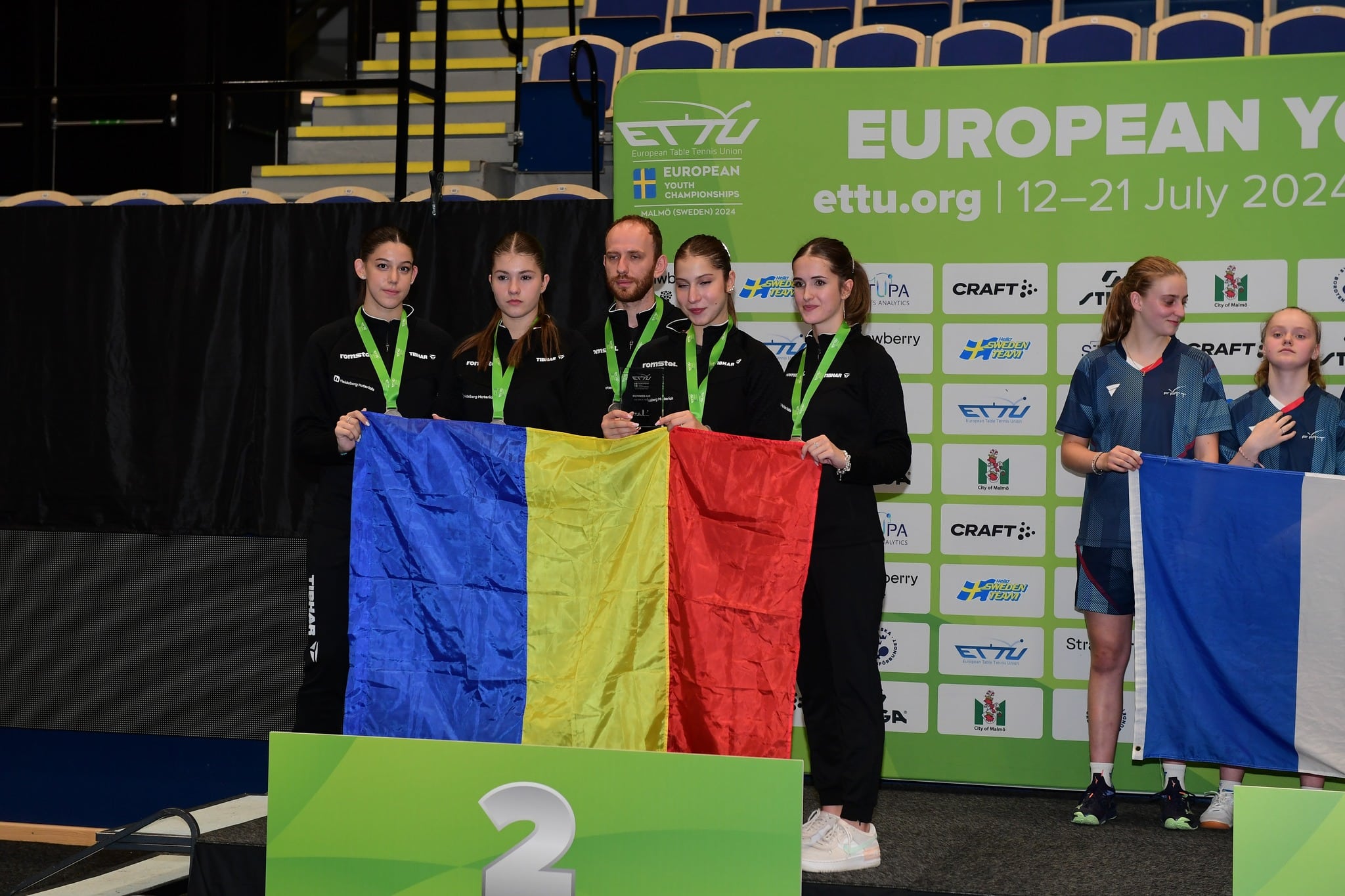 Bianca Mei-Roșu și Andrea Teglaș, vicecampioane europene la tenis de masă