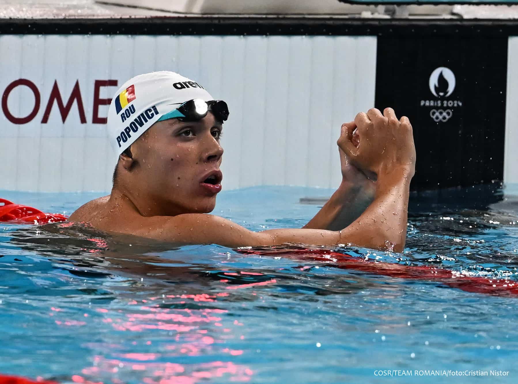 David Popovici, calificare spectaculoasă în finala de 100 de metri liber