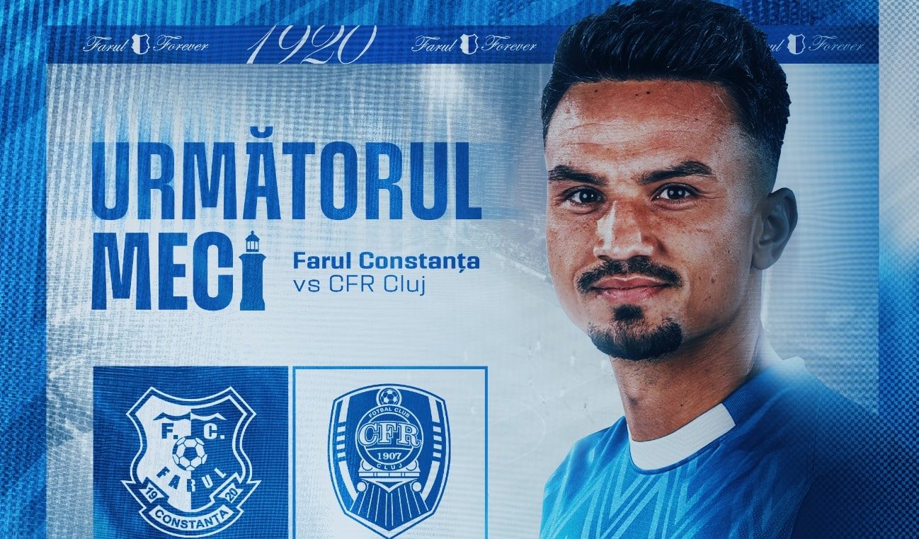 Farul Constanța, meci pe teren propriu cu CFR Cluj