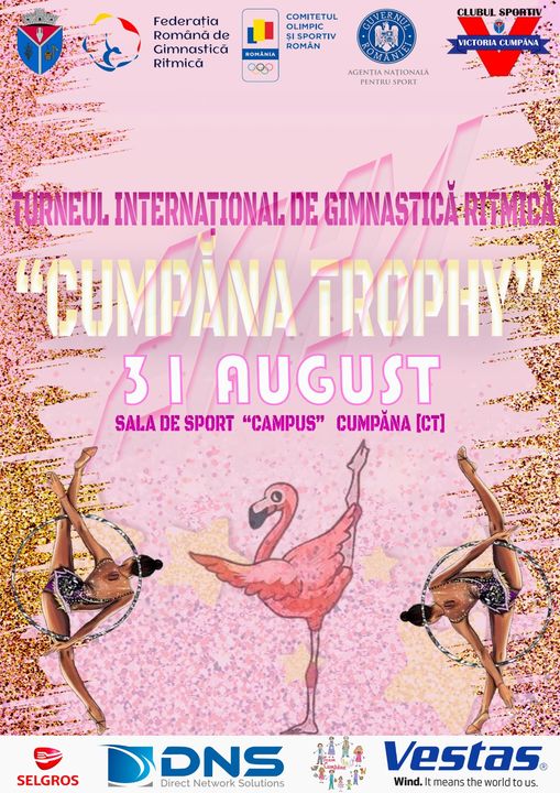 Turneul Internațional de Gimnastică Ritmică „Cumpăna Trophy” debutează sâmbătă în Cumpăna