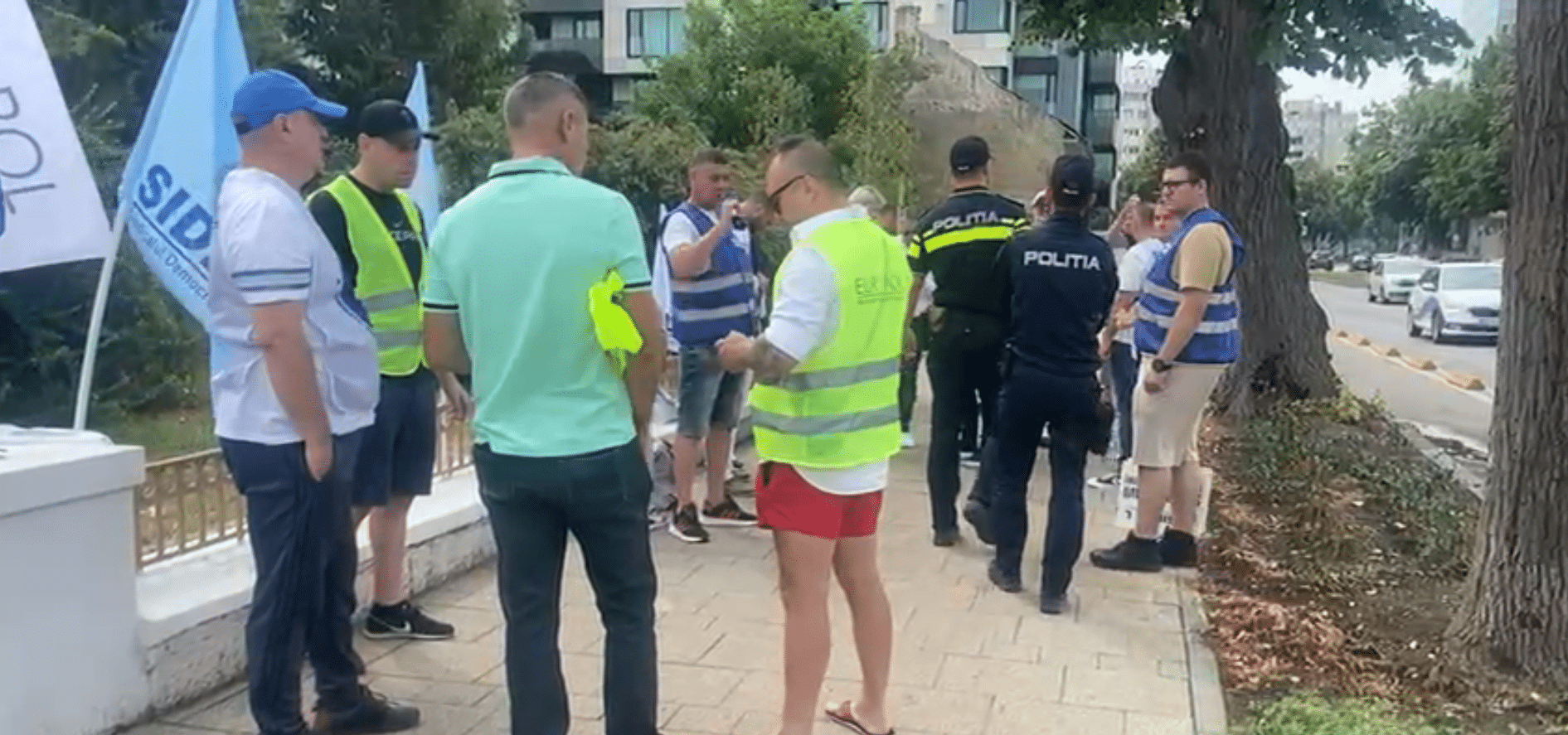 Protest al sindicaliștilor din Poliție