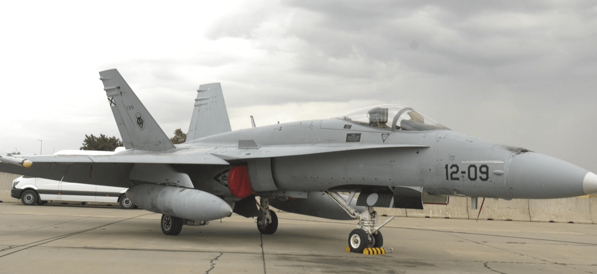 F-18 Hornet la baza de la Kogălniceanu