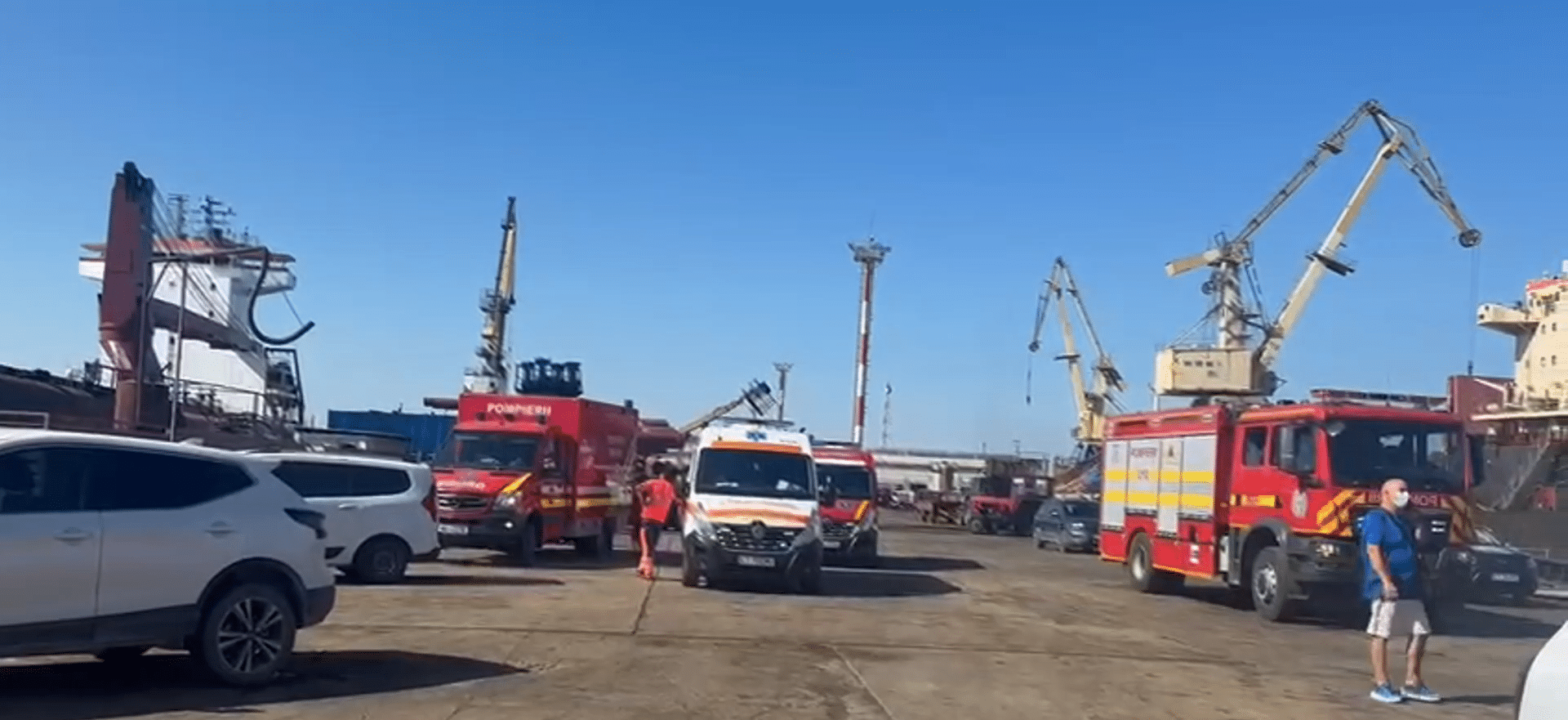 Anchetă la Șantierul Naval Midia Năvodari, după ce 4 oameni au murit în incendiu