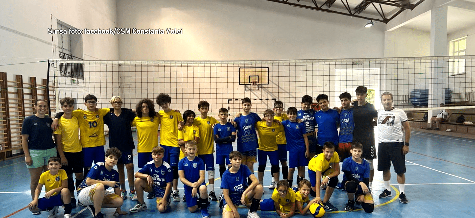 Echipa de minivolei a CSM Constanța, cantonament la Brașov