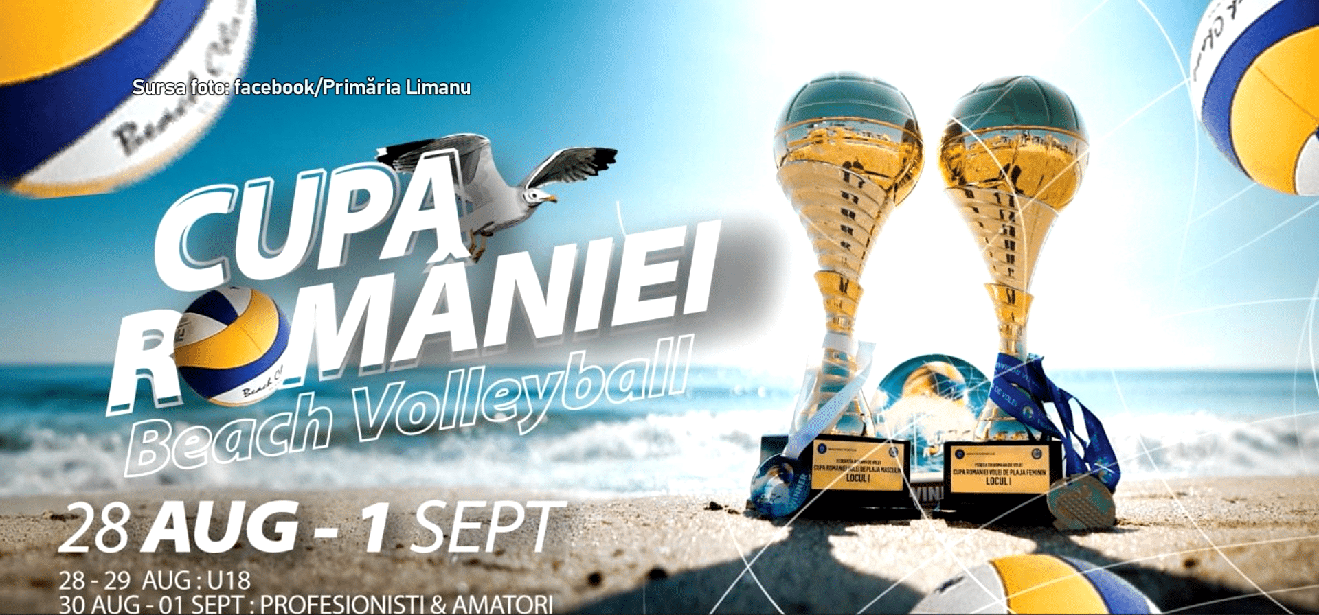 Campionatele Naționale și Cupa României U18 la volei pe plajă la 2 Mai