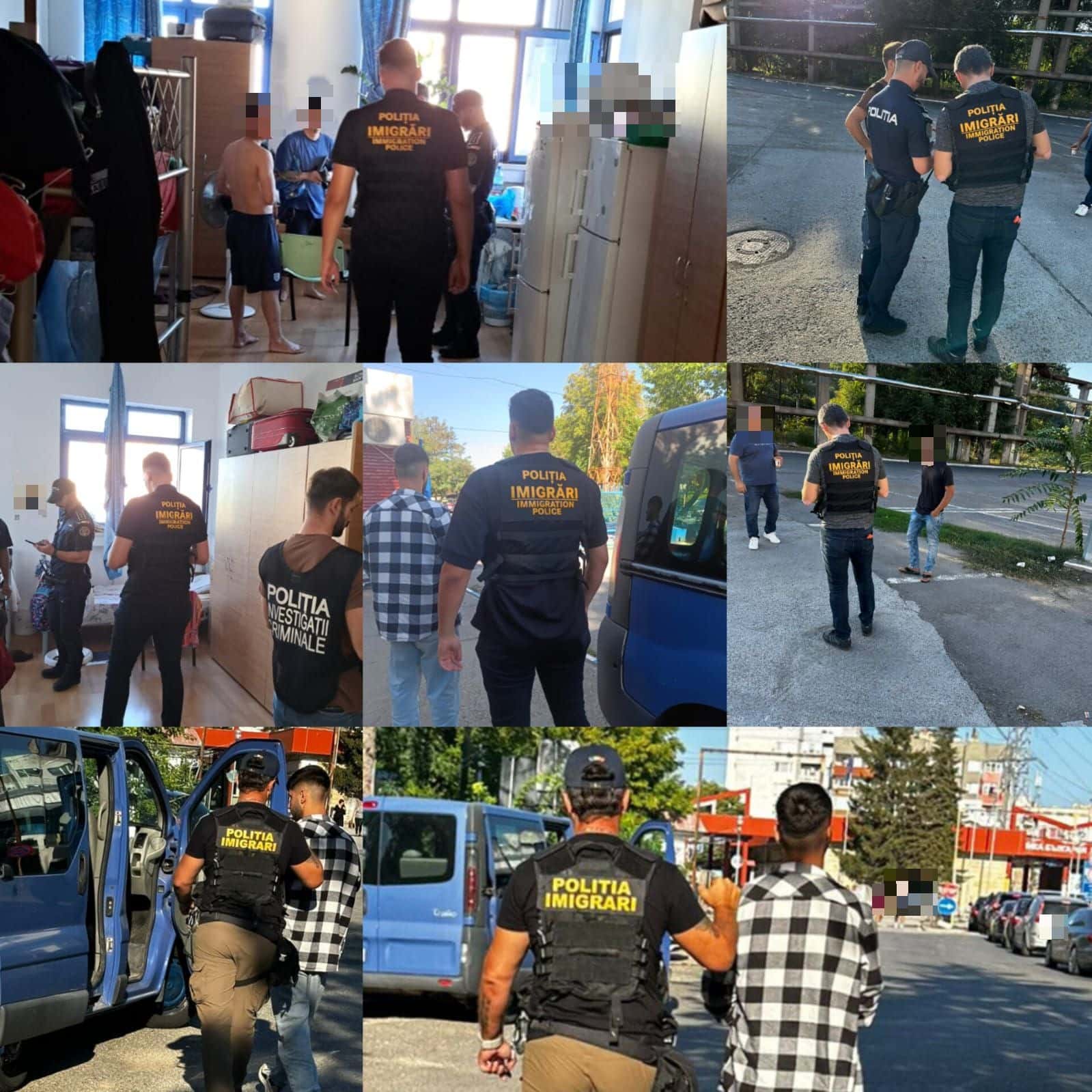 Peste 100 de străini, verificați