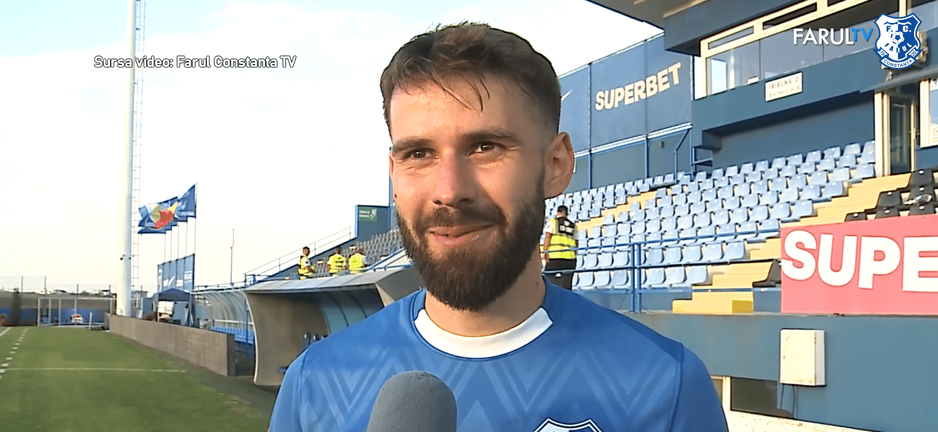Bogdan Țîru, revenire emoționantă pe teren