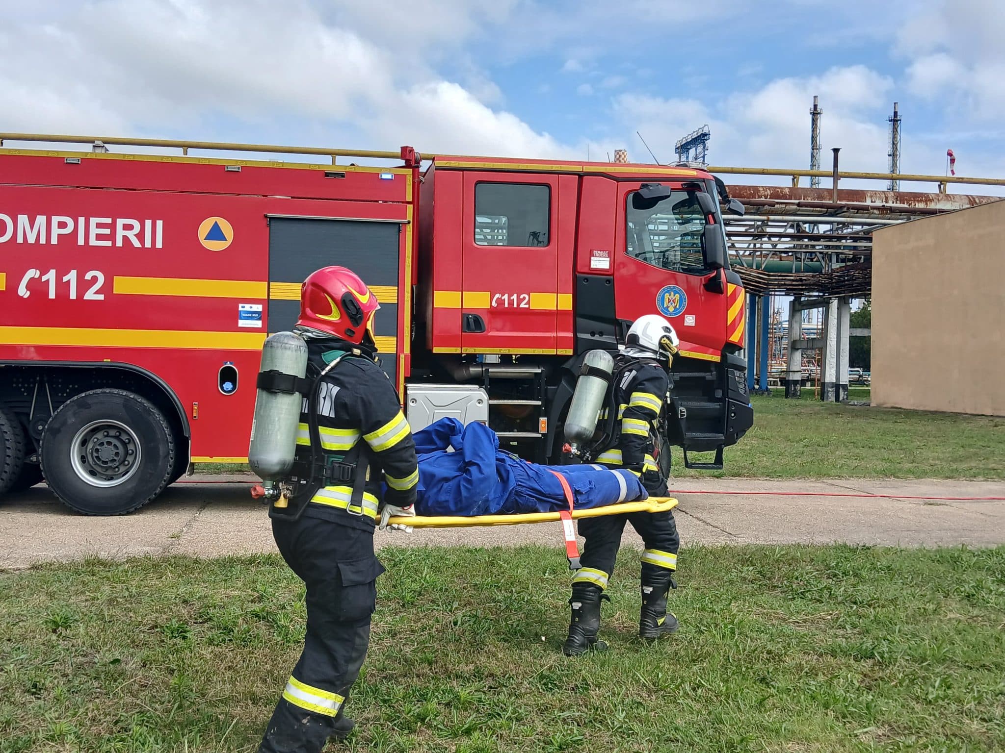 Exercițiu de amploare la rafinăria Petromidia Năvodari