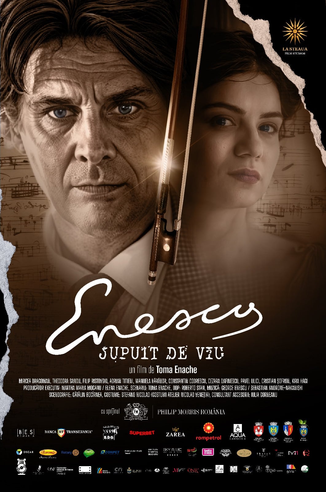 ,,Enescu, jupuit de viu”, primul film românesc despre viața lui George Enescu, premiat la Veneția, va fi lansat în noiembrie