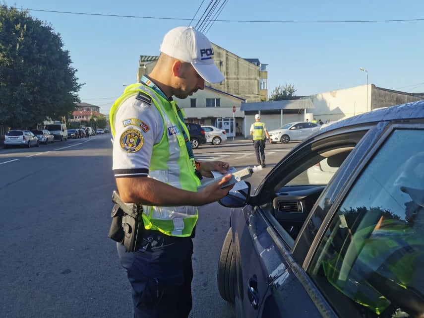 Zeci de amenzi aplicate de polițiștii constănțeni în urma acțiunilor din trafic