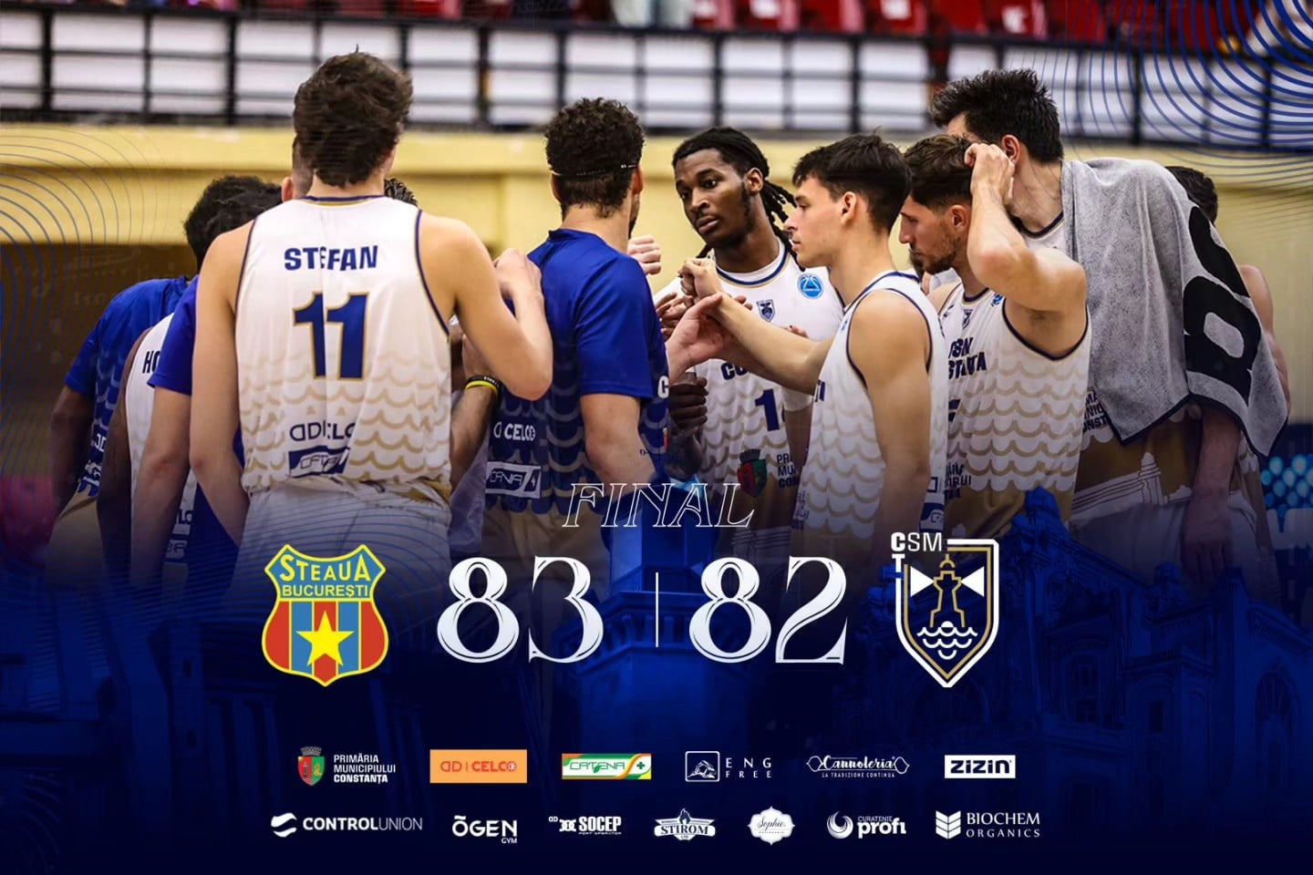Final tensionat: Steaua învinge Constanța cu 83-82 într-un meci de infarct!
