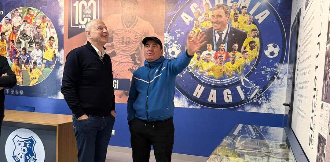 Mircea Geoană, în vizită la Academia Hagi de la Ovidiu