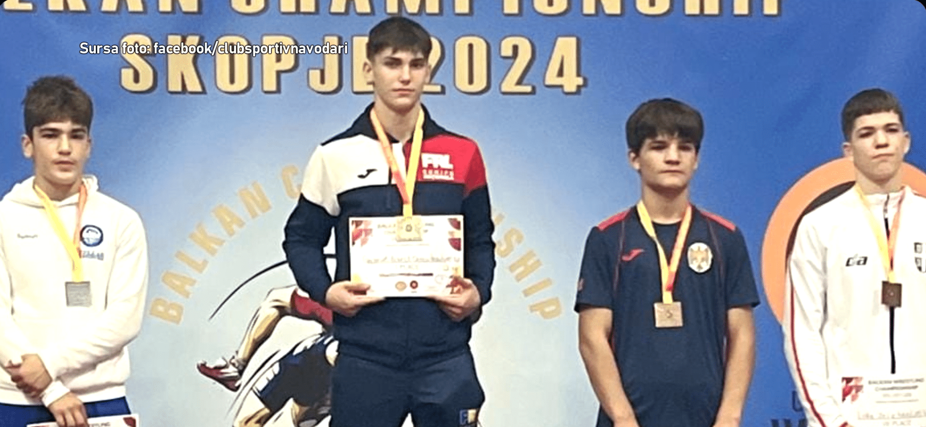 Luptătorul Albert Deacu a devenit campion balcanic