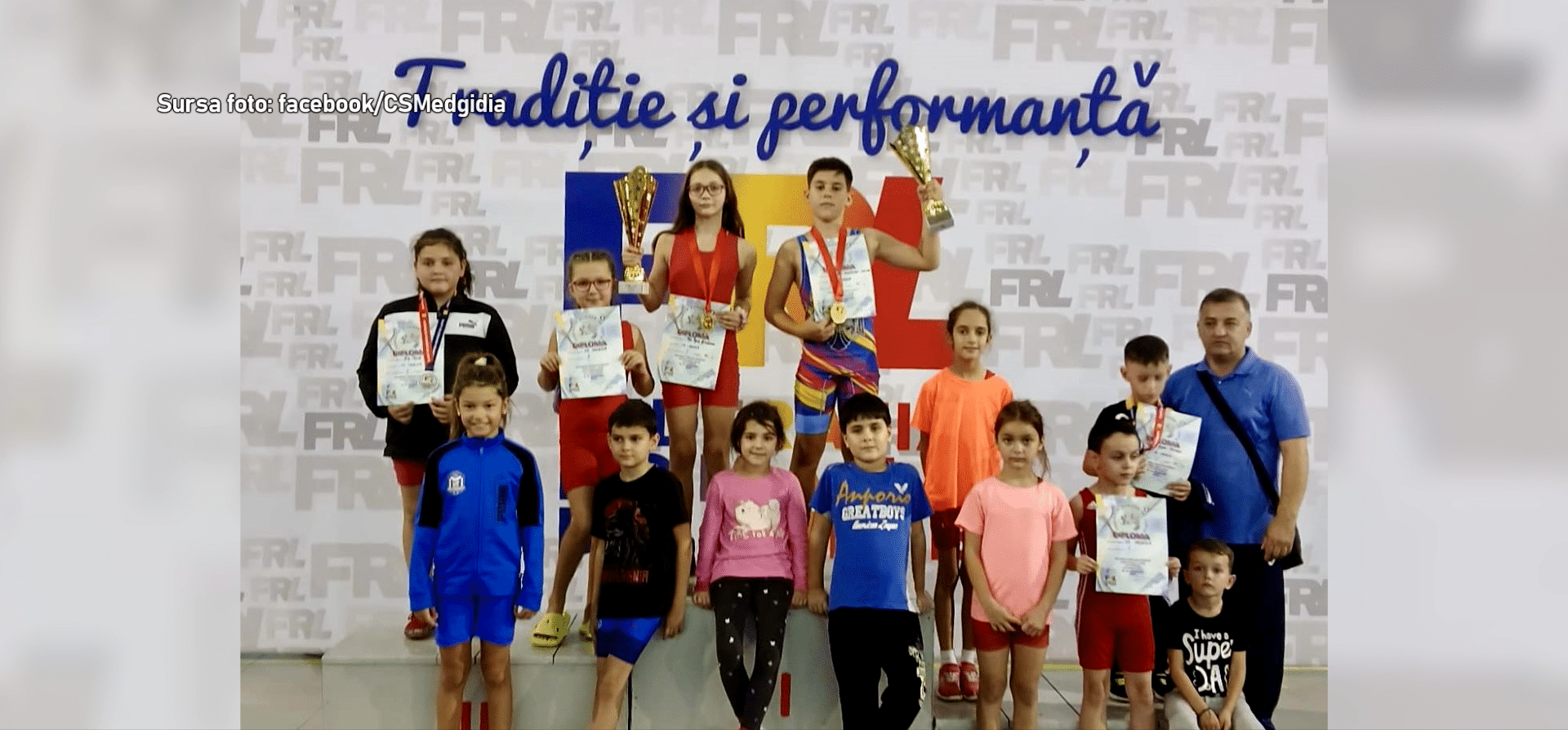 Medalii pentru micii luptători din Medgidia