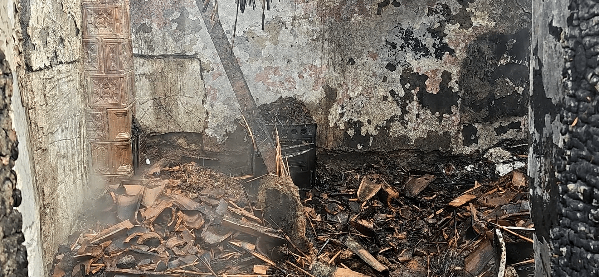 Bebeluș de o lună, carbonizat în incendiu