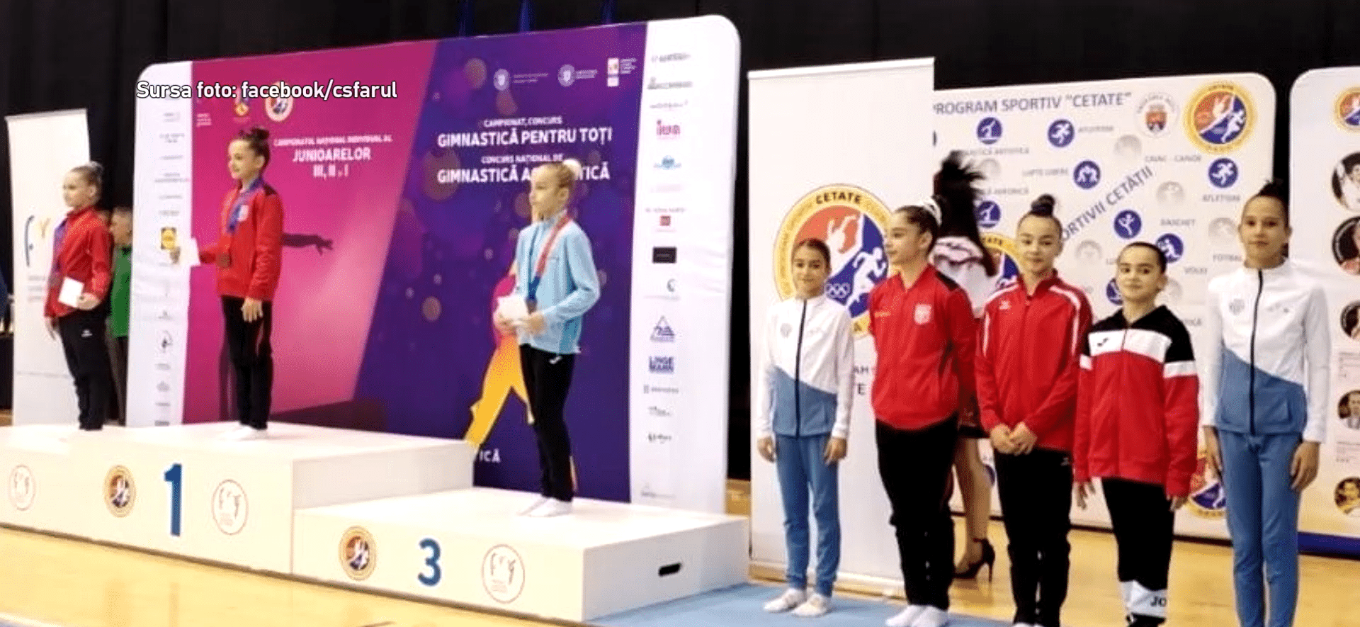 Gimnastele de la CS Farul Constanța, performanțe strălucite la Naționale
