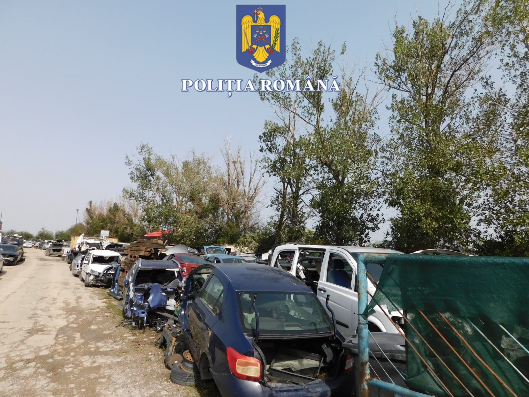 Acțiune de verificare a firmelor de dezmembrări auto din Constanța, Agigea și Castelu