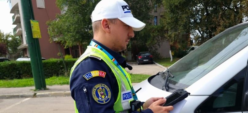 Acțiune a polițiștilor în Constanța: 14 amenzi pentru autovehiculele care nu oferă siguranță în trafic