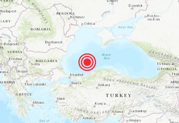 Cutremur mare în Marea Neagră