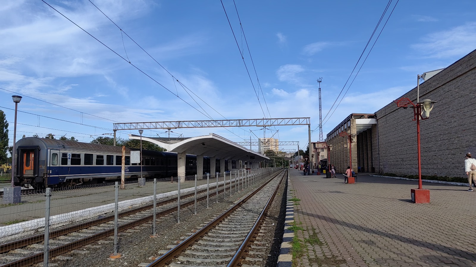 Circulația feroviară a fost reluată în condiții de siguranță în gara Constanța