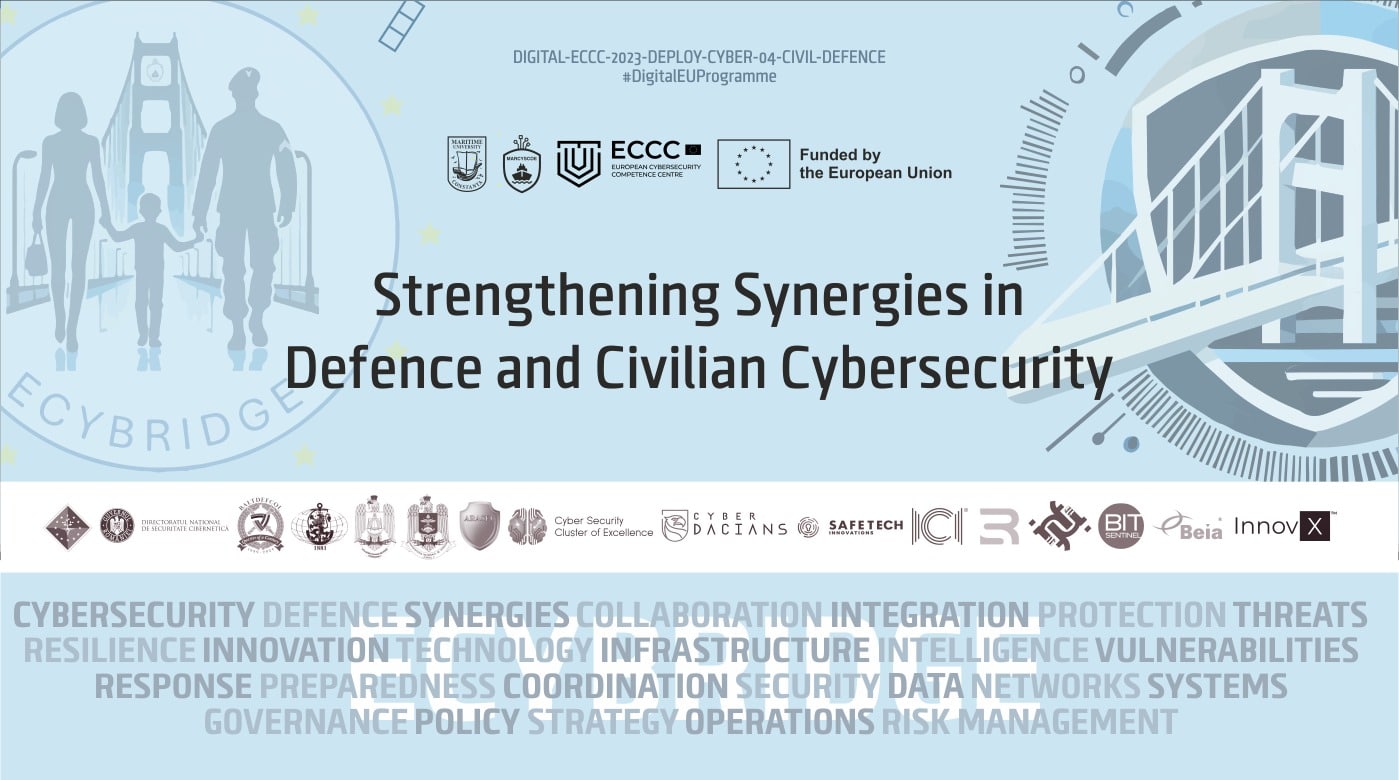 Universitatea Maritimă Constanța găzduiește conferința internațională „Sinergii civil-militare în securitatea cibernetică europeană într-o lume digitalizată”