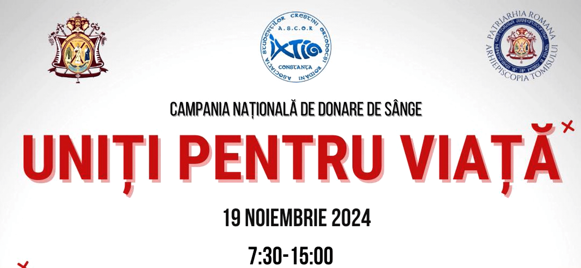 „Uniți pentru viață”, o nouă Campanie Națională de donare de sânge