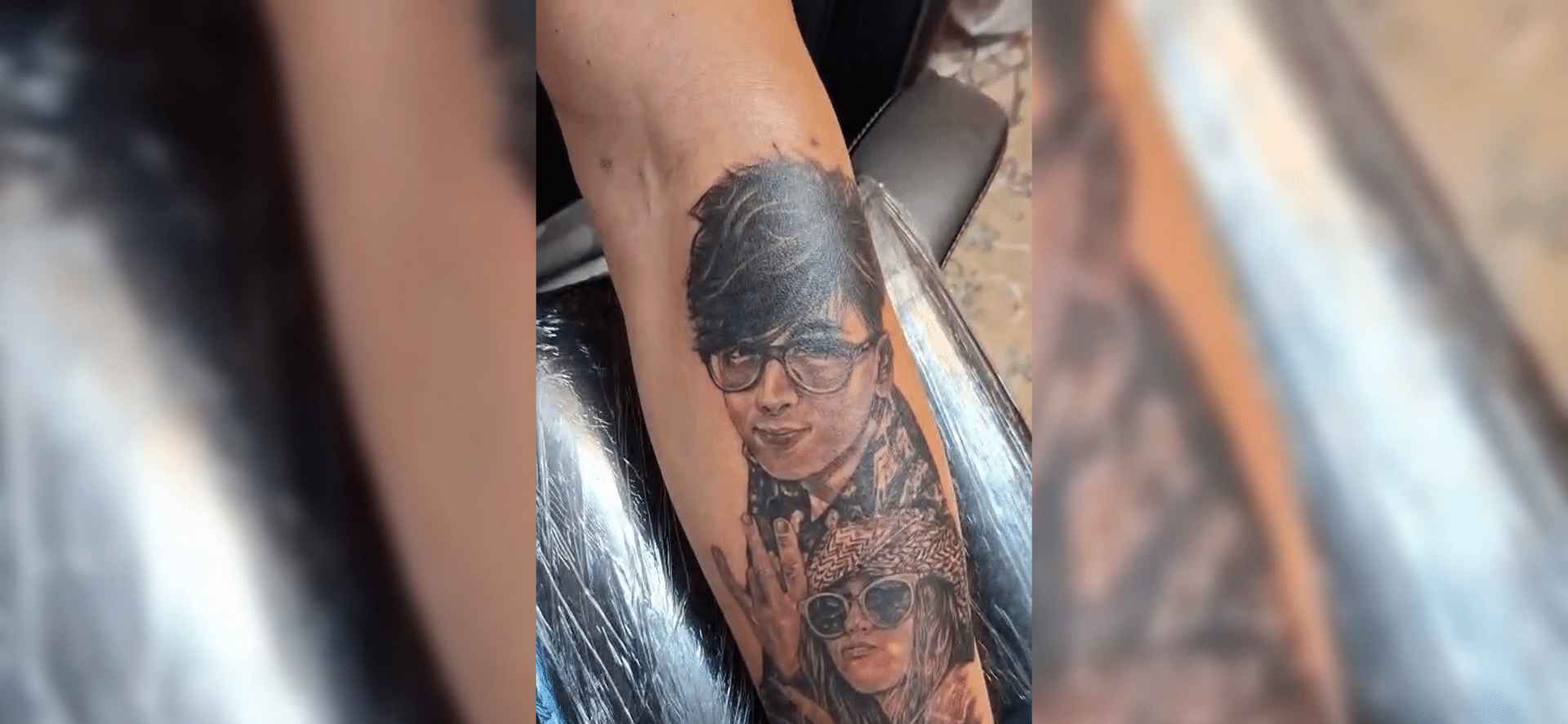 Un nou tatuaj în memoria fiului pierdut