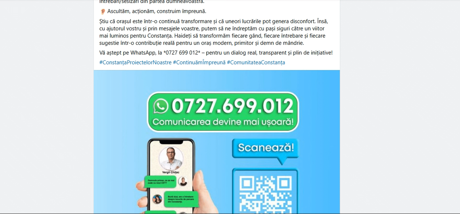 Vergil Chițac: Promisiuni mari, răspunsuri automate