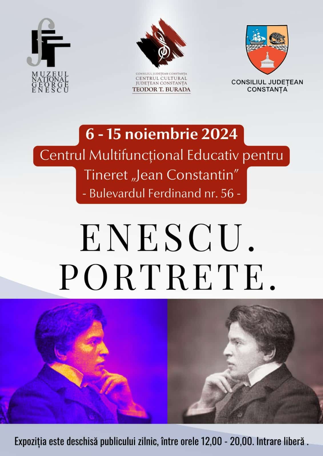 Expoziție foto-documentară „George Enescu. Portrete” la Centrul Jean Constantin
