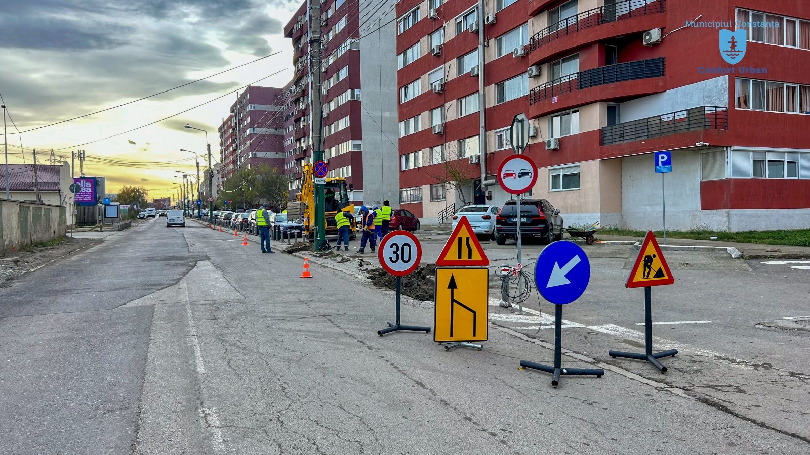 Un tronson al străzii Baba Novac a intrat în reabilitare 