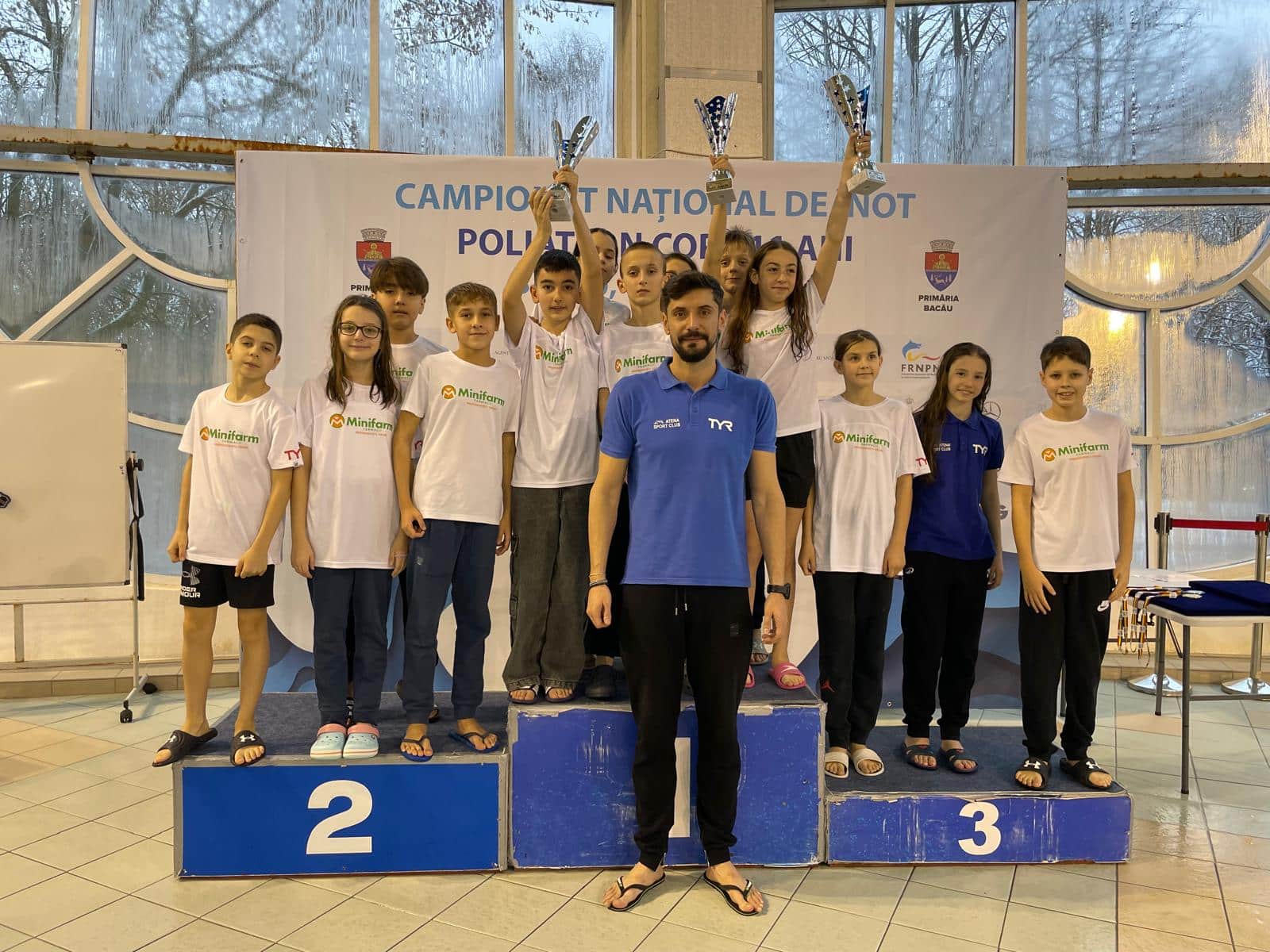 Atena Sport Club, locul doi la Naționalele de Poliatlon