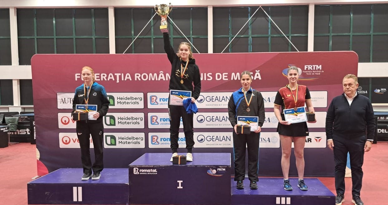 Constanța domină Naționalele de tineret la tenis de masă